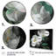 Blooming White Peony IV - 3 pièces, reproduction sur toile-761571620-761572058