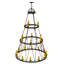Lustre à trois niveaux 21 "Lakeshore