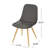 Patio Dining Chair With Heat Tranfer Legs,Set Of 2