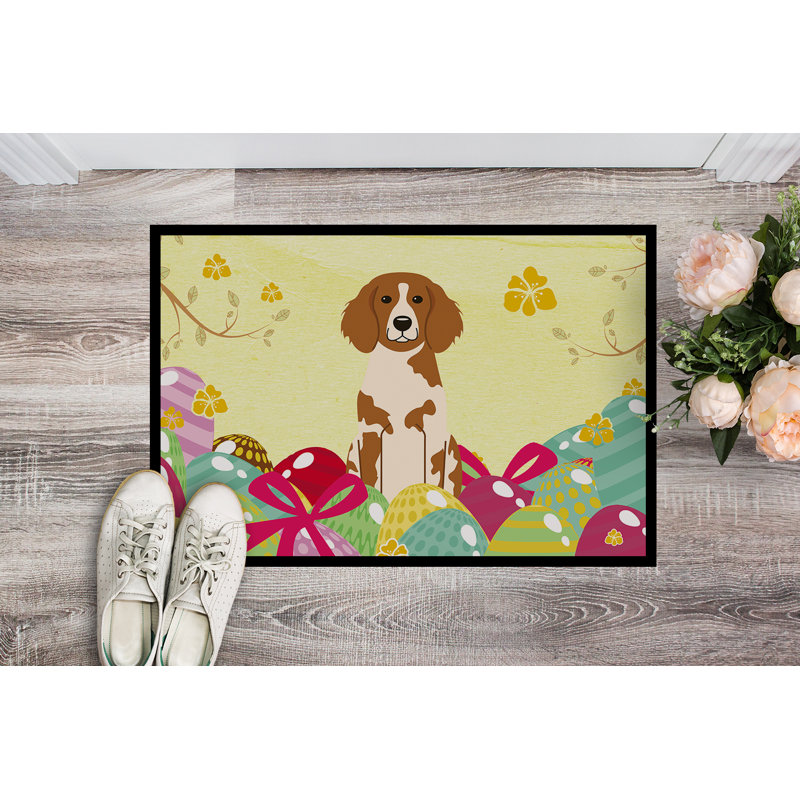 Saroyan Non-Slip Easter Outdoor Doormat, 18" W x 27" L