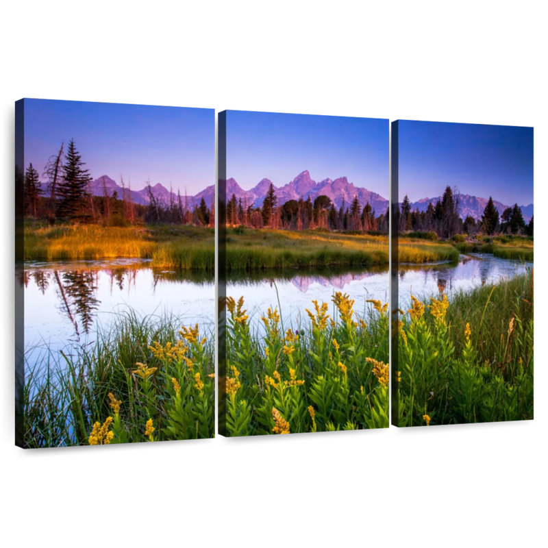 Alvord Vivid Schwabacher Landing Sunrise, H 48 po x l 74 po