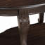 Table basse ovale en bois 42 po (ensemble de 1)-587287191-587287190