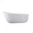 67-Inch Solid Surface Soaking Bathtub With Overflow For Bathroom
