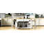 Îlot de cuisine 48 pouces avec 2 tabourets de bar-528596761