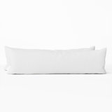 Lumbar Pillow Form Boudoir Rectangular Back Support Pillow Inserts Looms & Linens