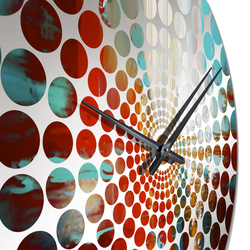 Scots - Horloge murale peinture abstraite, Grand