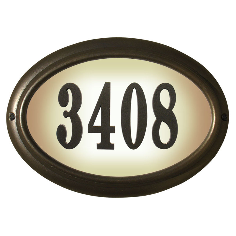 Edgewood Oval Wall Plaque