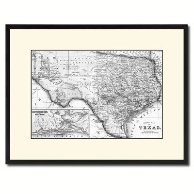" Texas Vintage Map "