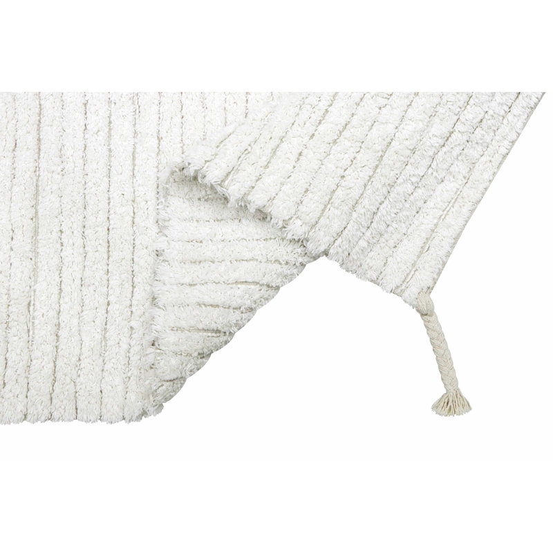 Gelato Pink and Ivory Reversible Wool Cotton Rug