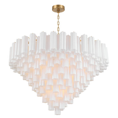 Lustre en laiton vieilli 49 po Sandbach
