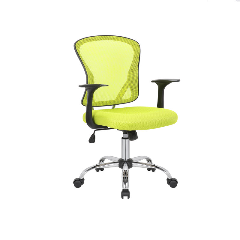 Chaise de travail en filet Crenguta, Vert, Fixe
