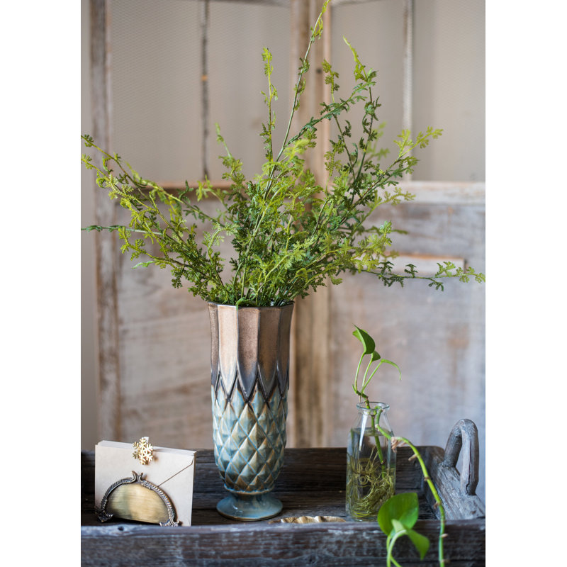 Pendley Handmade Ceramic Table Vase, 11.6'' H X 4.5'' W X 3.5'' D