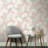 Marcy Pink Triangle Grid Wallpaper