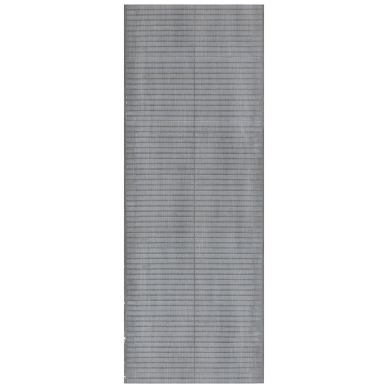Multi-Grip Ribbed Plastic Indoor Floor Protector/Chair Mats, 2'2" W x 12' L, Clear