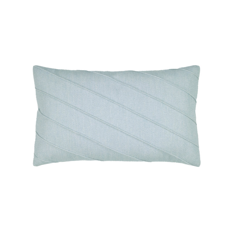 Uplift Indoor/Outdoor Pillow Cover & Insert, 12" H x 20" W, Blue, Rectangular