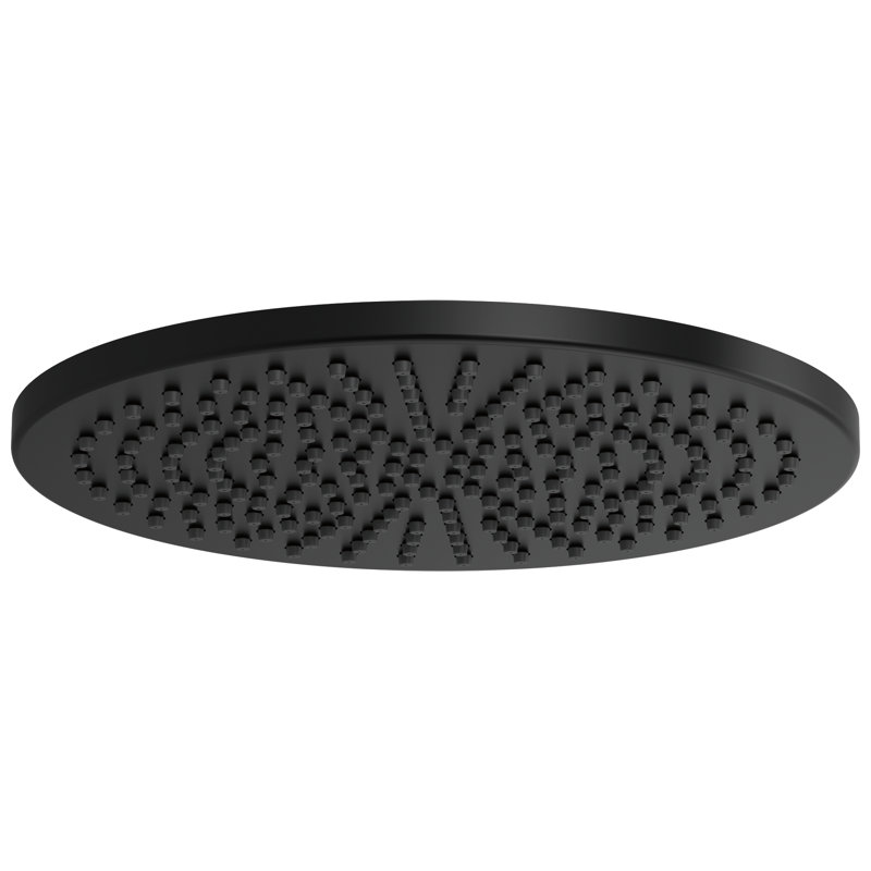 Essential™ Rain Adjustable Shower Head, 2.5 GPM, Matte Black