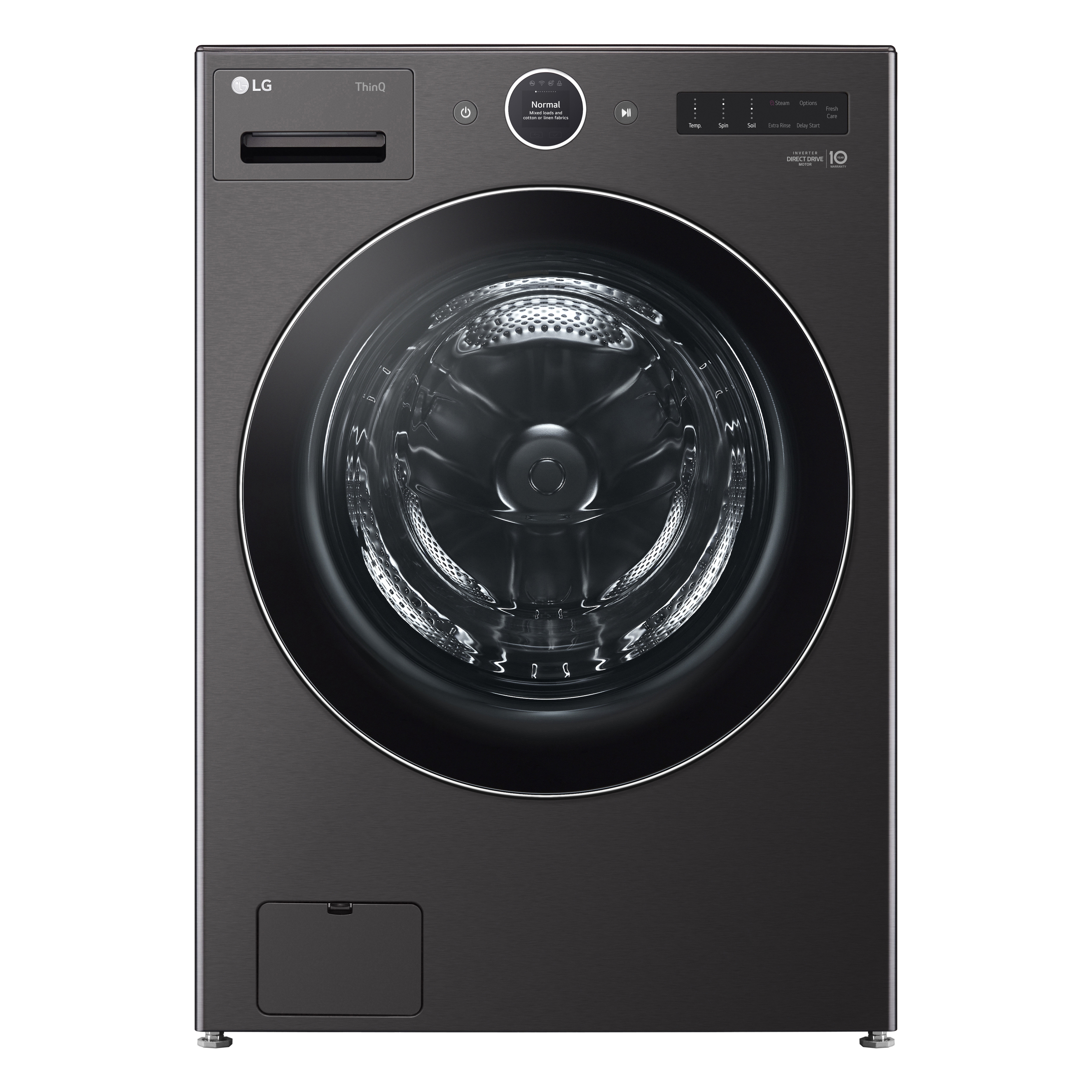 LG 5.5 Cu. Ft. Black Steel Top Load Washer, Don's Appliances