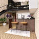 Samanthia Solid Wood Bar and Counter Stool