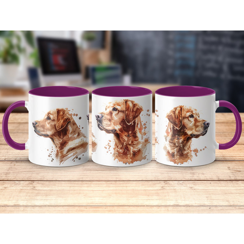 Mug, Purple, 4