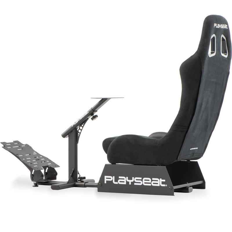 Playseat® Evolution Racing Suède Lightweight Carbon Quality Steel Foldable Racing Simulator Cockpit, Black