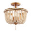 Norcott Solid Wood Semi Flush Mount-1231296464