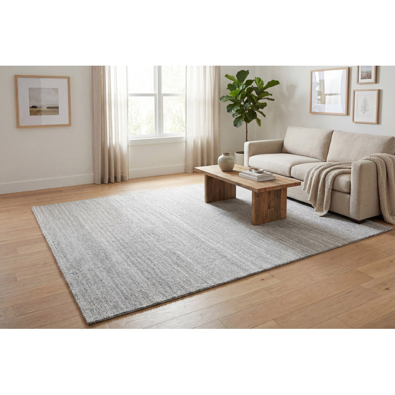 Racelyn Hand Tufted Indoor Rug, Rectangle 5' x 8'