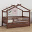 Lit en bois avec couchette-1076371909