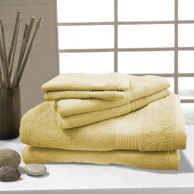 Ensemble de serviettes de bain 2 pièces Arawyn Deluxe, Bouton d'or, Washcloths - 10 Pack