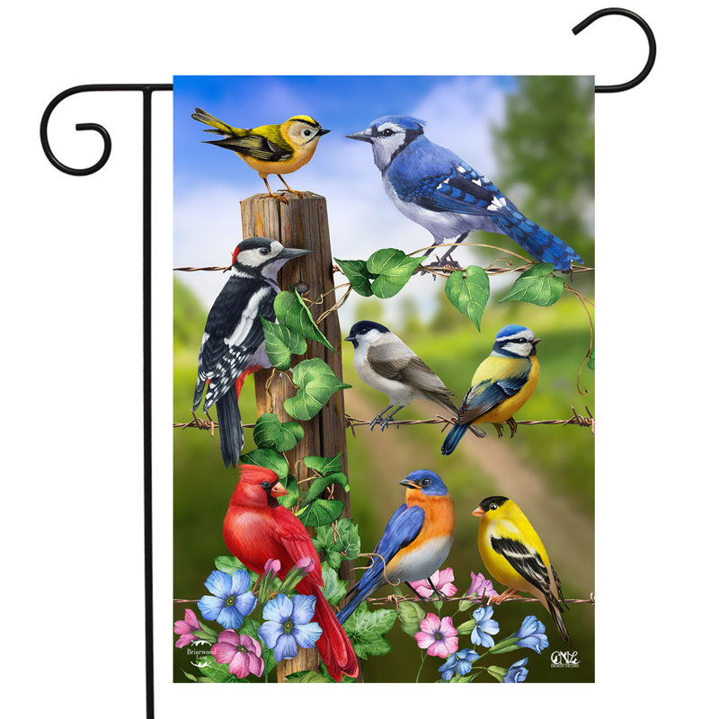 Drapeau de jardin Country Birds