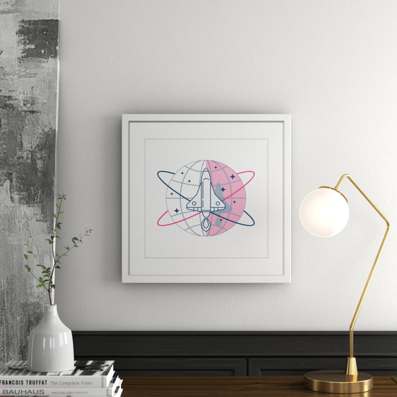 Around The Globe - Print on Canvas, 51cm H x 51cm W x 3.81cm D