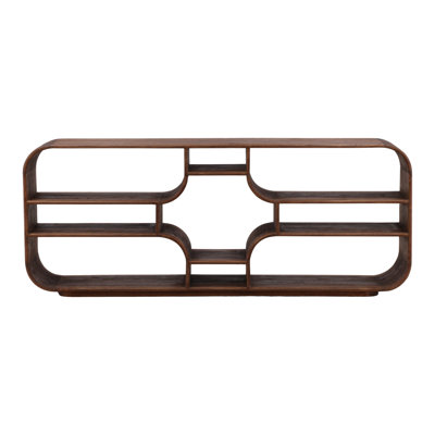 Bibliothèque de rangement en bois 31 po H 31,4 po x l 78,74 po Gaetan Mindi
