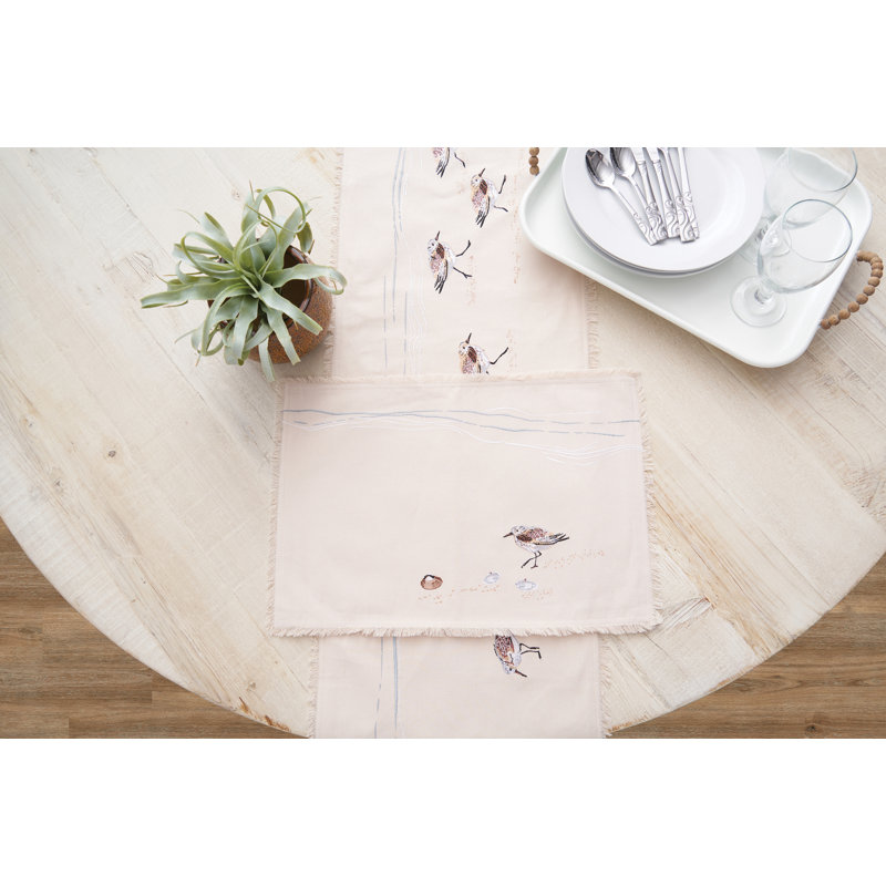 Sandpiper Table Runner-Beige