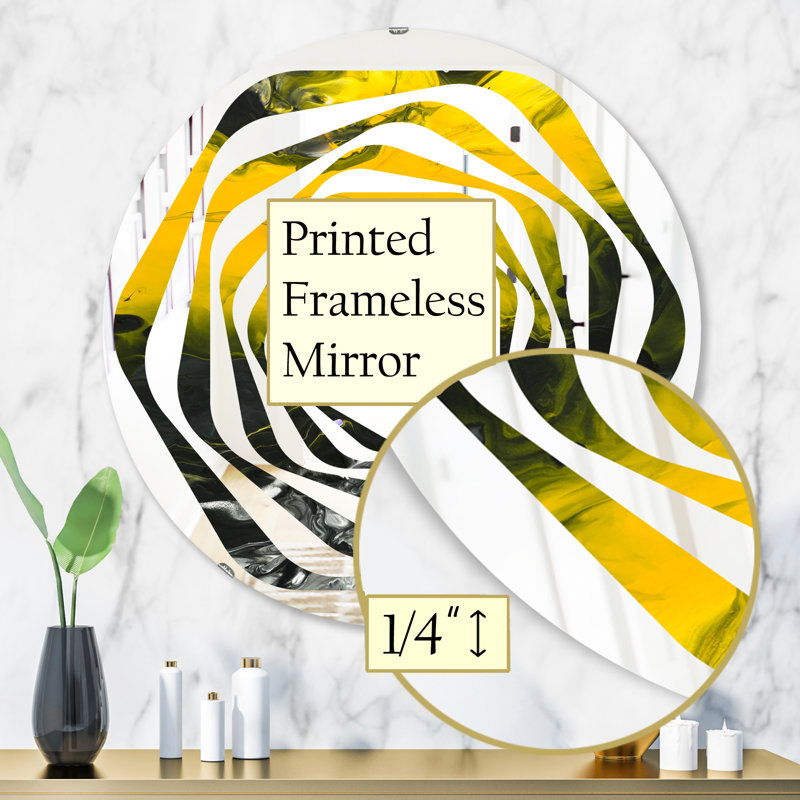 Miroir mural Whirl, H 31,5 po x l po