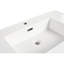 Lavabo de salle de bain 36 po en résine - Élégant, lavabo supérieur robuste et durable