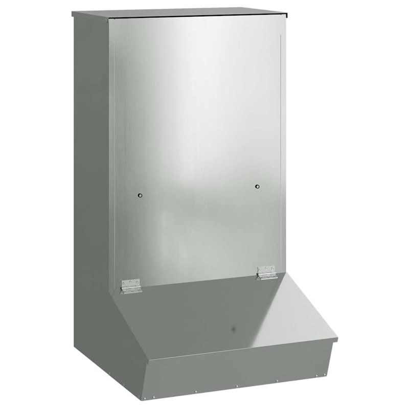 Galvanised Steel Feeder, 91.5cm H x 55cm W x 51cm D