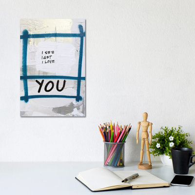 Into You 1 Piece Wrapped Canvas Painting