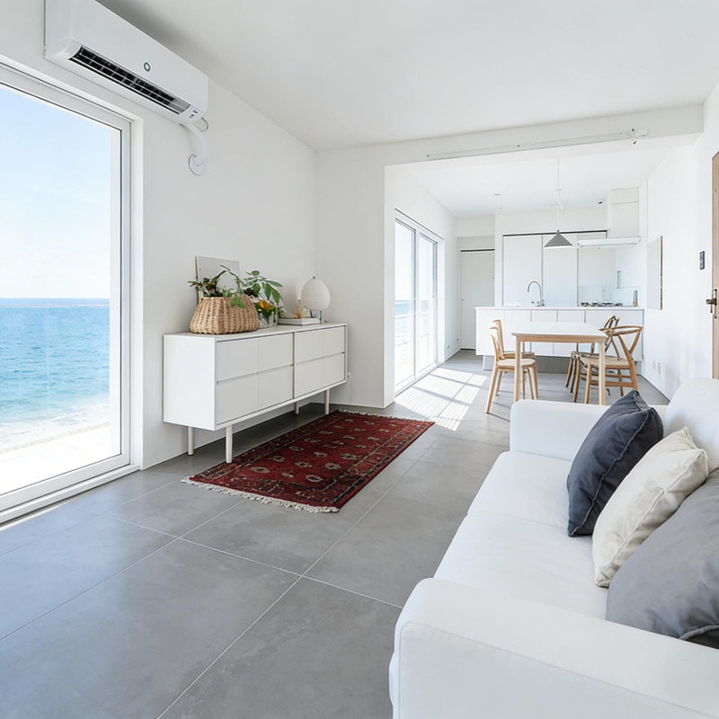 Mini climatiseur à deux blocs sans conduit de 23 000 BTU avec pompe à chaleur, contrôle WiFi, couverture de 1500 pieds carrés, réfrigérant R32, système de refroidissement et de chauffage écoénergétique