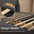 41.3'' Wings Headboard Bed Frame with 4 Under-bed Portable Storage Drawers and LED Light-1417703133-1417703131