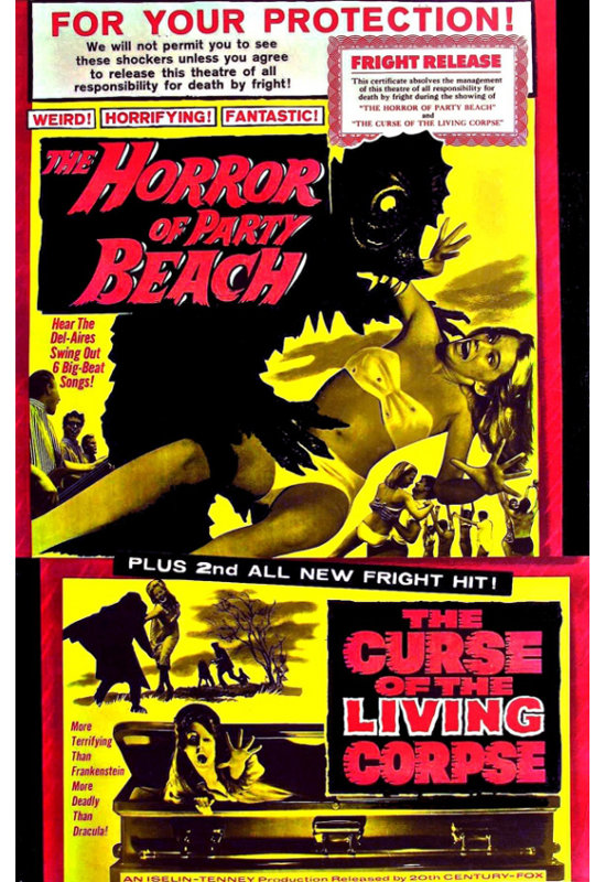 Affiche de film Horror Of Party Beach (11 X 17) - Article # MOVAI0589