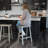 Maven Lane Vincent Wooden Kitchen Stool-655363856-655363858