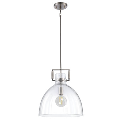 Miami Single Light Glass Dimmable Pendant