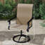 Ensemble de 2 chaises d'extérieur à haut dossier, chaises pivotantes-304082537
