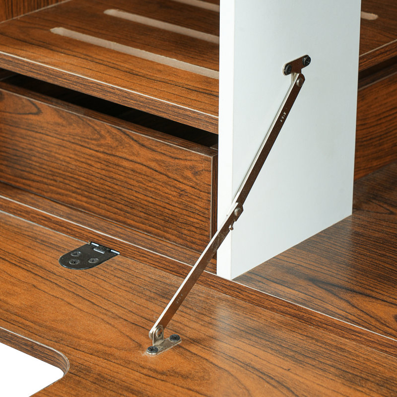 Enceinte moderne 2 en 1 pour litière pour chat, brune, compacte pour un espace limité, de haute qualité, facile à assembler, bien ventilée, mobilier polyvalent, table d'appoint brune, peu encombrante,