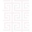 Greek Key Geometric Vinyl Metallic Wallpaper Roll by Jamie Graney-25796464
