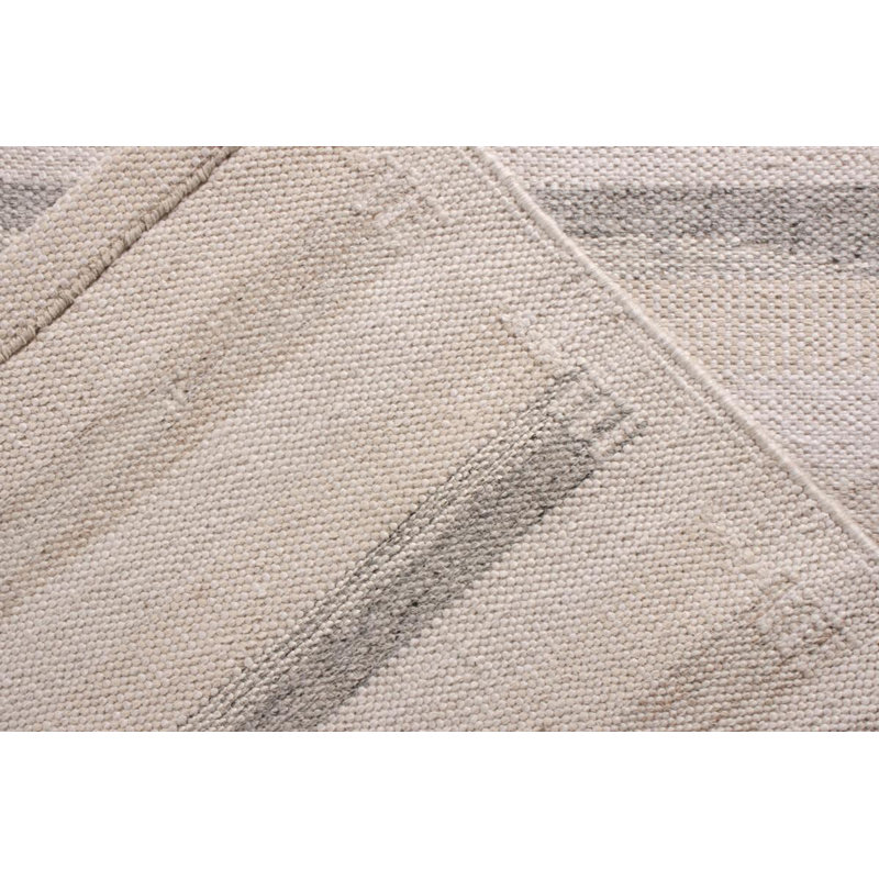 Scandinavian Wool Striped Area Rug, Rectangle 10' x 14'