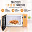Rétro 1,1 pi³ Four à micro-ondes de comptoir, orange-130942331