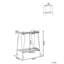 Iron Freestanding Bathroom Shelves