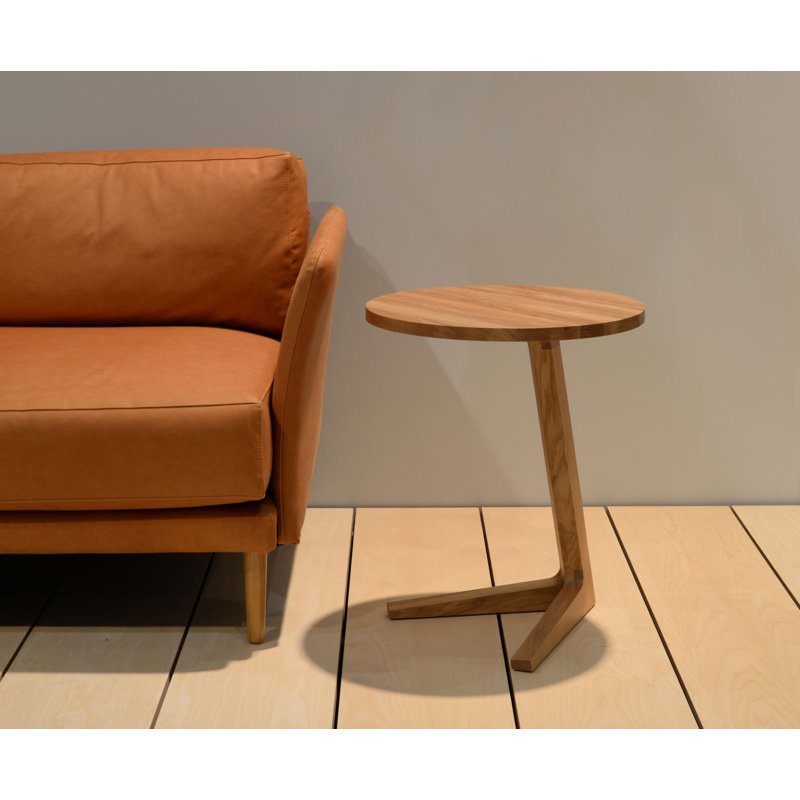 Solid Wood End Table, Oak Wood