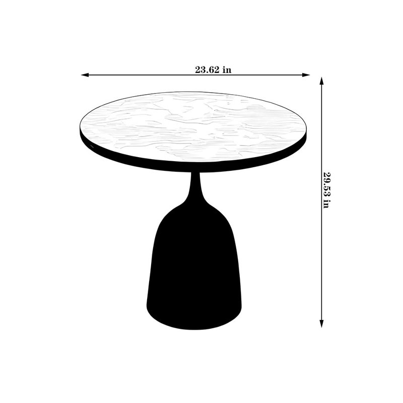 Creative Dining Table and Casual Tea Table with Ar