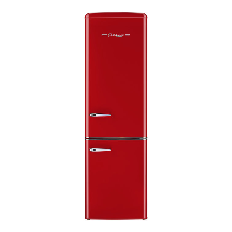 Classic Retro 21.6" Manual Defrost 8.7 cu. ft. ENERGY STAR Certified Bottom Freezer Refrigerator